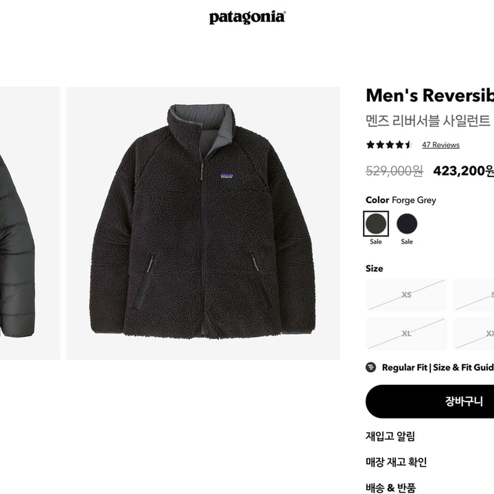 [BUNJANG] Patagonia Reversible Padded Jacket / [L] 파타고니아 리버서블 패딩