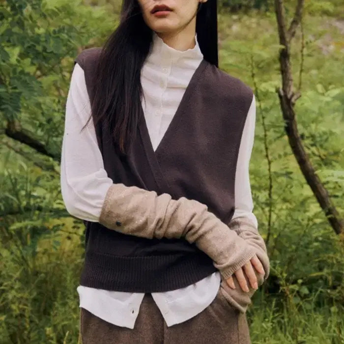 [BUNJANG] Erhem Cashmere Knit Vest / 에르헴) 새상품 2025 캐시미어 니트 조끼 -77/88