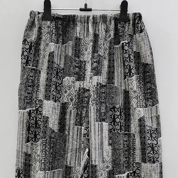 [BUNJANG] Vintage Ethnic Hippie Black Pants / 빈티지 에스닉 히피 밴딩 블랙 바지