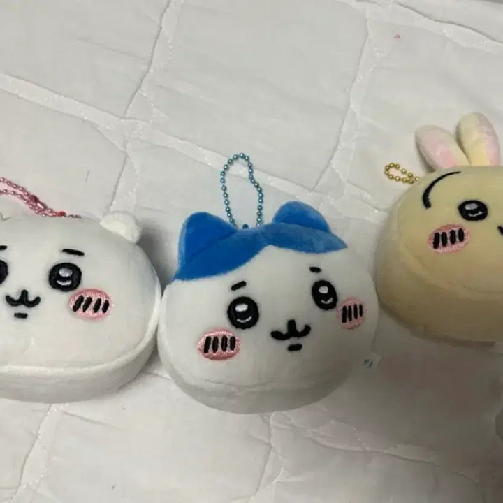 [BUNJANG] Chiikawa Hachiware Usagi Face Mascot Doll Set / 치이카와 먼작귀 하치와레 우사기 인형 페이스 마스코트 인형 가챠 세트