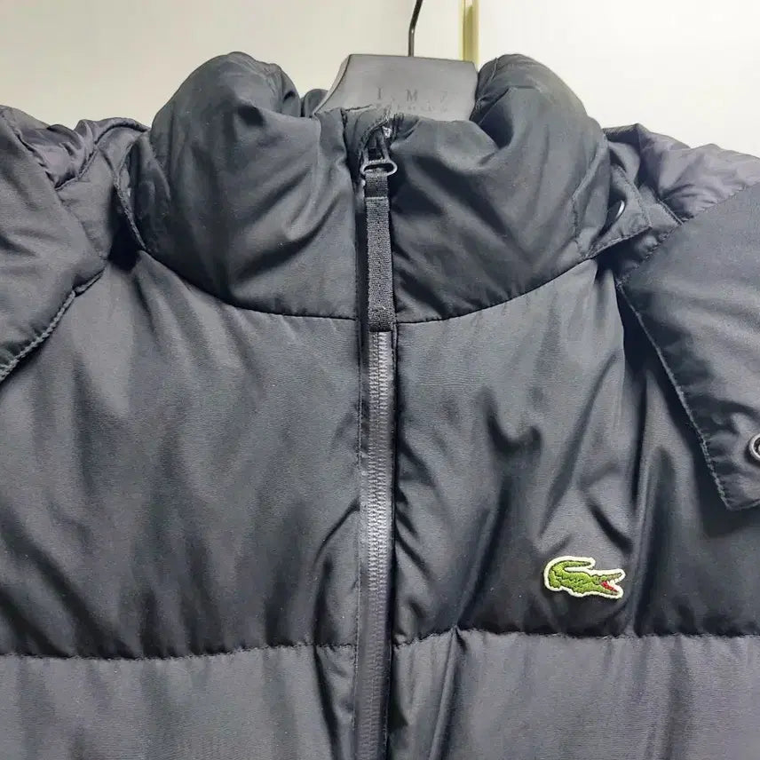 [BUNJANG] Lacoste Black Padded Jumper / 라코스테 블랙 패딩 점퍼