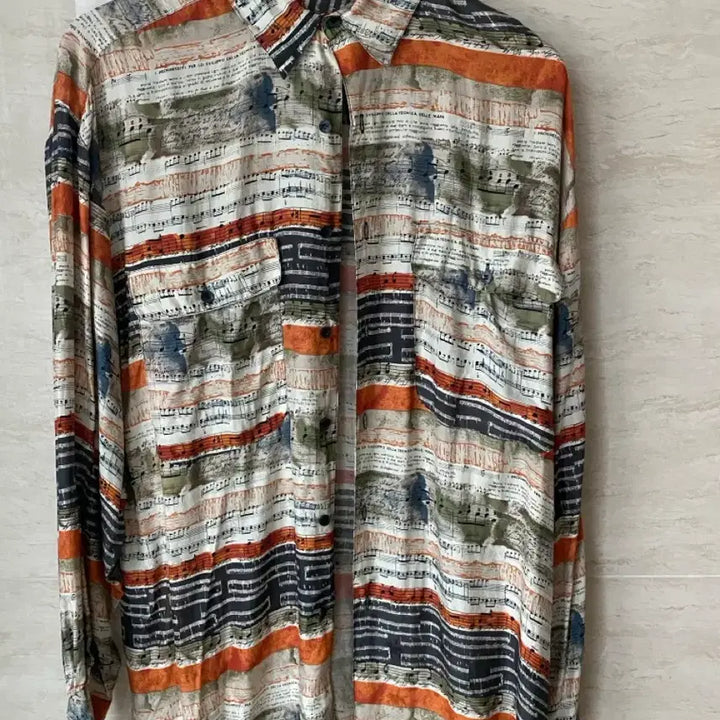 [BUNJANG] Vintage Silk Shirt / 음표 빈티지 실크 셔츠