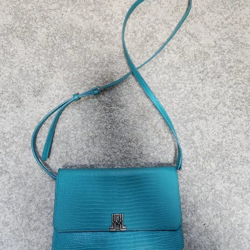 [BUNJANG] Lanvin Mini Crossbody Bag Emerald Green / 랑방 미니 크로스백 에메랄드색 숄더백
