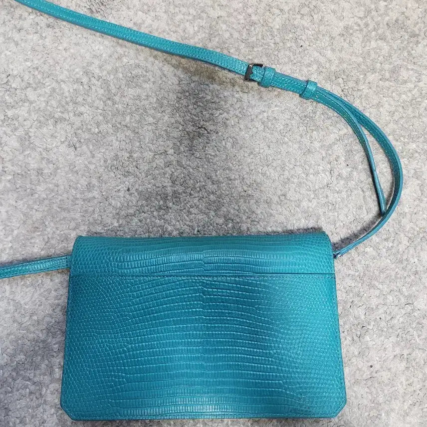 [BUNJANG] Lanvin Mini Crossbody Bag Emerald Green / 랑방 미니 크로스백 에메랄드색 숄더백