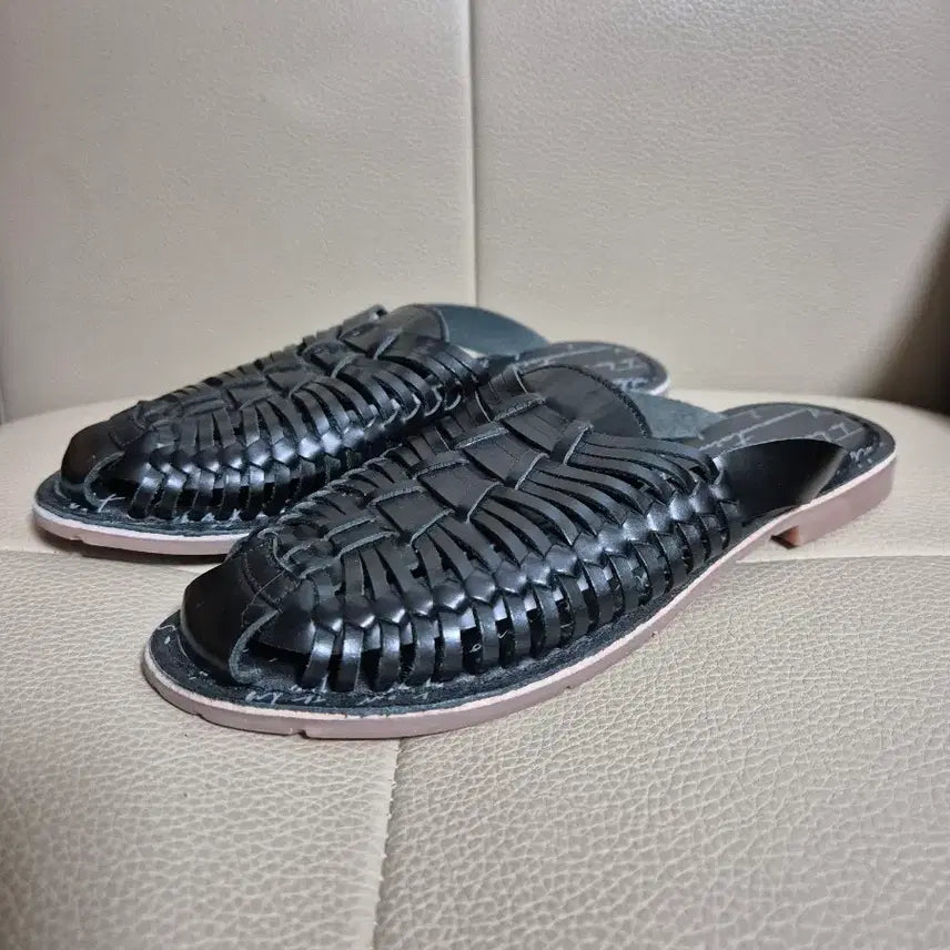 [BUNJANG] Blue Mountain Tress Leather Block Loafers / 블루마운틴  트레스 천연가죽 블로퍼
