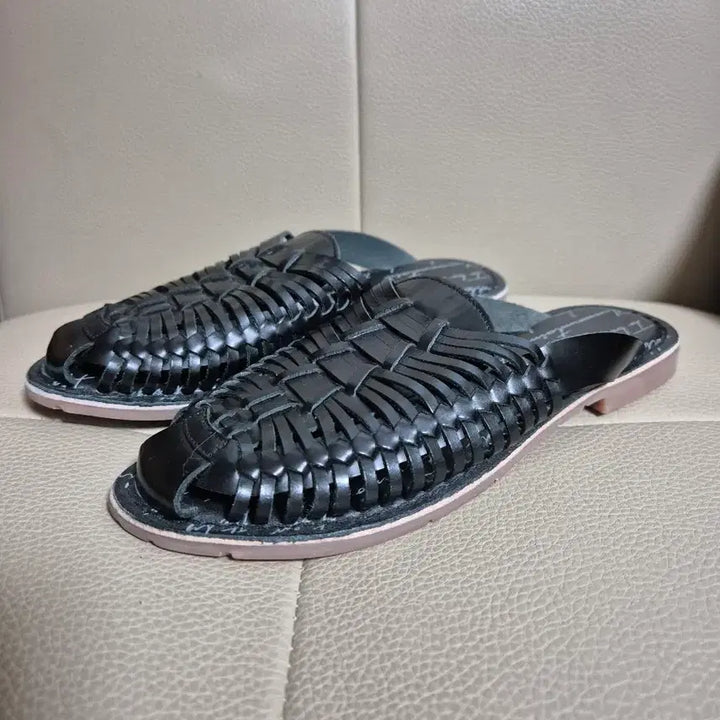 [BUNJANG] Blue Mountain Tress Leather Block Loafers / 블루마운틴  트레스 천연가죽 블로퍼