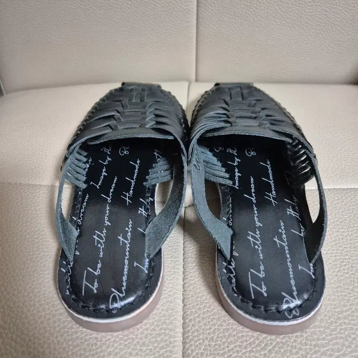 [BUNJANG] Blue Mountain Tress Leather Block Loafers / 블루마운틴  트레스 천연가죽 블로퍼