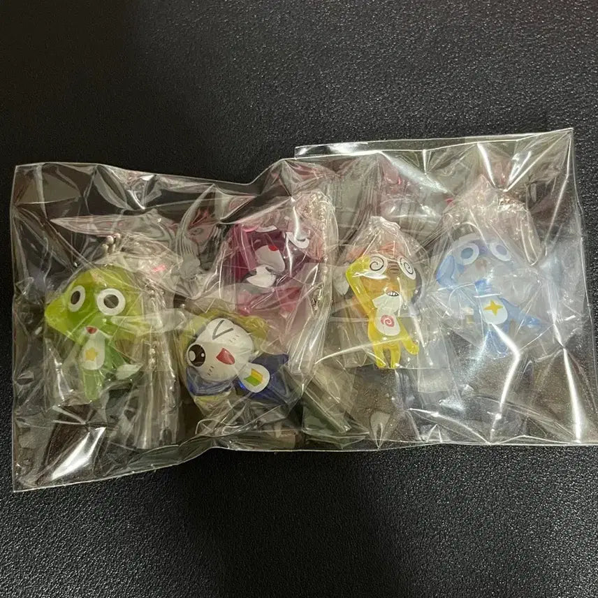 [BUNJANG] Keroro Sergeant Keroro Gummy Keyring Transparent Bundle Set / [재입고] 개구리 중사 케로로 구미 키링 투명 세트
