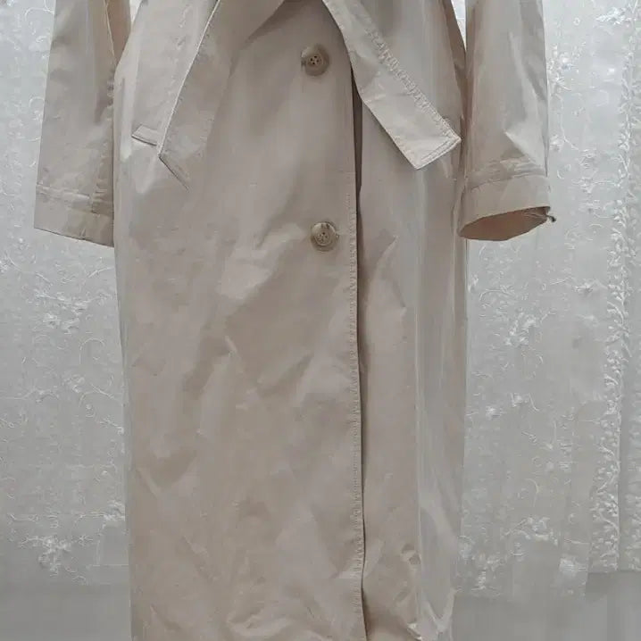 [BUNJANG] DEWL Trench Coat Beige Free Size / DEWL  트렌치코트  베이지 free