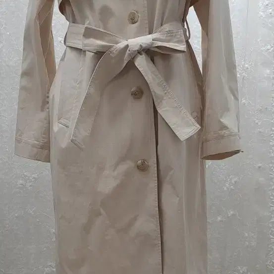 [BUNJANG] DEWL Trench Coat Beige Free Size / DEWL  트렌치코트  베이지 free