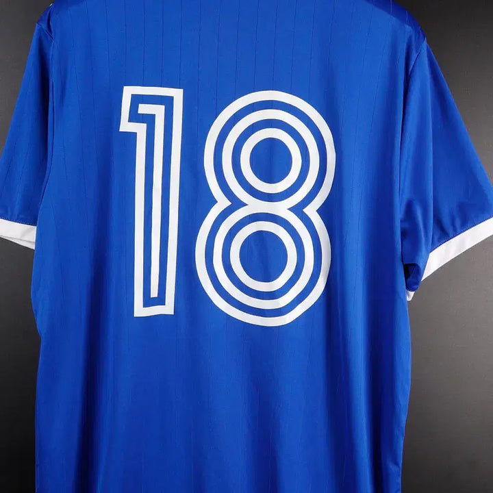 [BUNJANG] Adidas Blue Soccer Jersey / 아디다스 파랑 축구유니폼