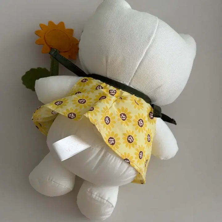 [BUNJANG] Sanrio Classic Sunflower Kitty Plush / 산리오 고전 해바라기 키티 인형