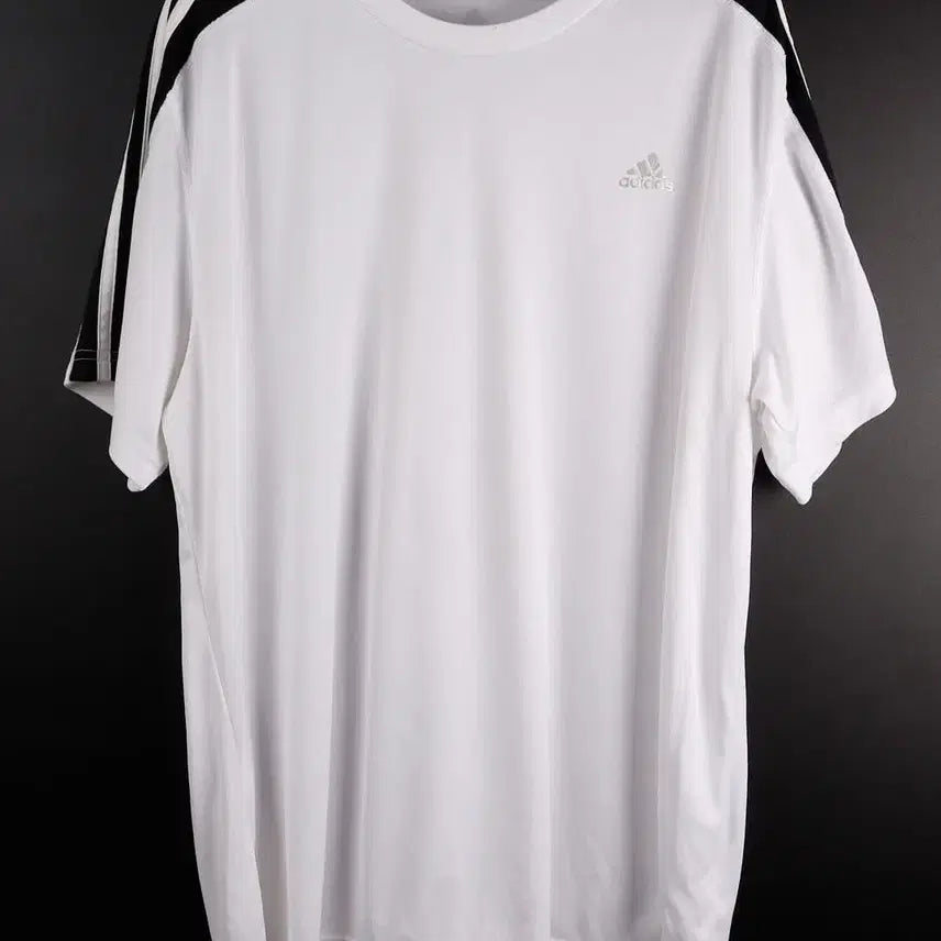 [BUNJANG] Adidas White Short Sleeve T-Shirt / 아디다스 흰색 반팔티셔츠