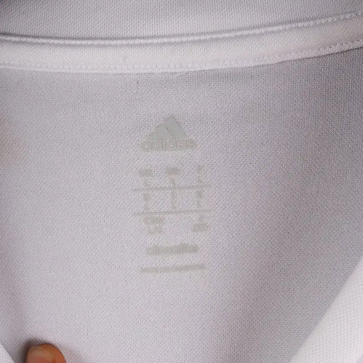[BUNJANG] Adidas White Short Sleeve T-Shirt / 아디다스 흰색 반팔티셔츠