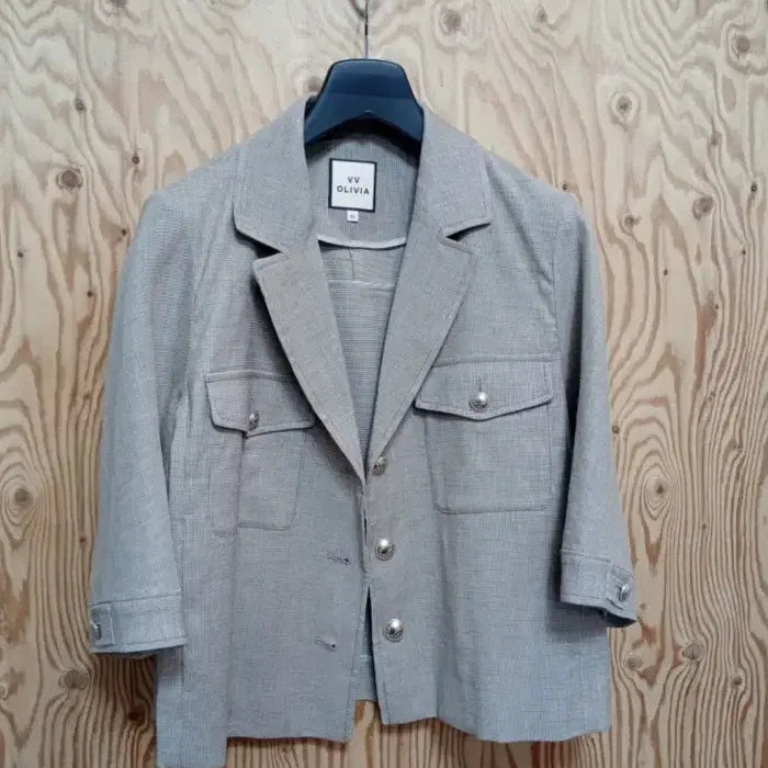 [BUNJANG] ViviOlivia Half Sleeve Single Jacket / 비비올리비아 하프 슬리브 싱글 쟈켓