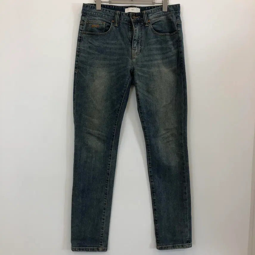 [BUNJANG] Plac Jeans 051 Berlin Leather Patch Jeans Size 32-33 / 플랙진 051 베를린 레더패치 청바지 32-33 인치
