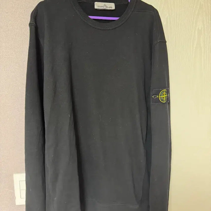 [BUNJANG] Stone Island Black Sweatshirt L / 스톤아일랜드 블랙 맨투맨 티셔츠 L