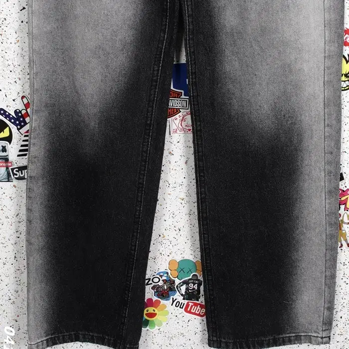 [BUNJANG] NZ Black Washing Denim Pants / 여성M / NZ 블랙워싱 흑청 데님팬츠BK 26-95