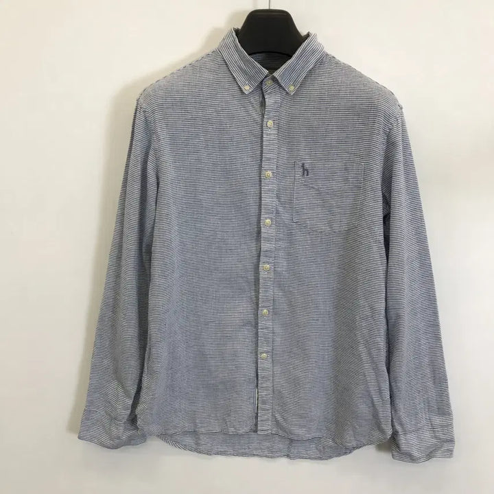[BUNJANG] Hazzys Striped Linen Blend Shirt 95 / 헤지스 스트라이프 린넨혼방셔츠 [95]