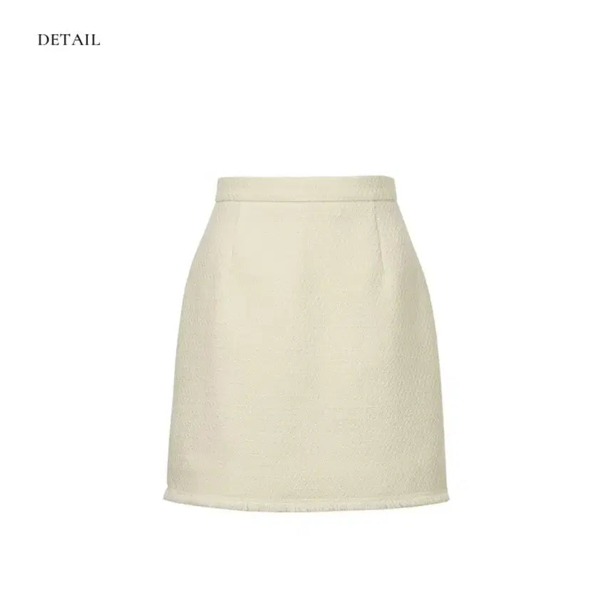 [BUNJANG] Bau Ivory Skirt Size 66(2) / bau 아이보리 스커트 66(2)사이즈