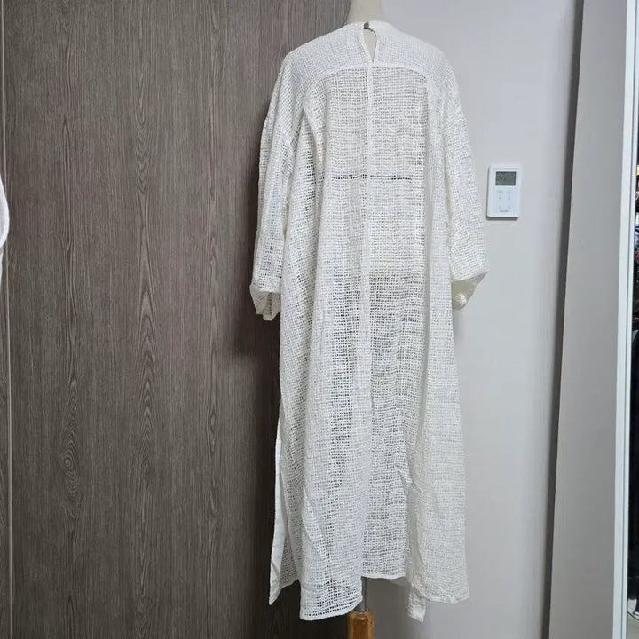 [SOLD OUT] 한섬 타임 레이스 화이트 롱  가디건