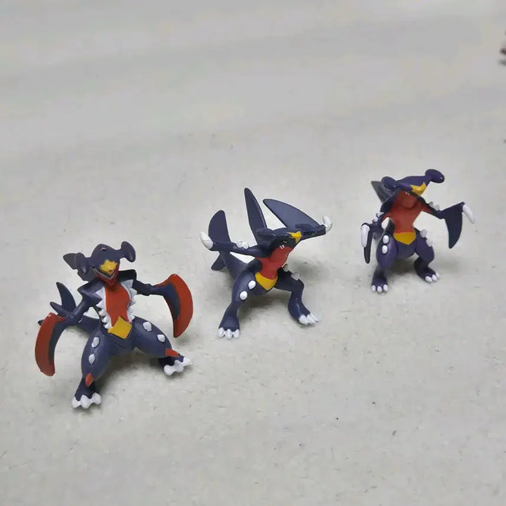 [BUNJANG] Pokemon Garchomp Mega Evolution Set Figure / 포켓몬 피규어 스트랩 가챠 한카리아스 메가진화세트