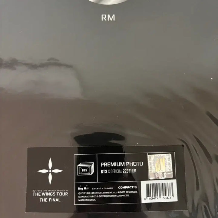 [BUNJANG] BTS RM 2017 WINGS TOUR Premium Photocard / BTS RM 프리미엄 포토 2017 WINGS TOUR 새제품