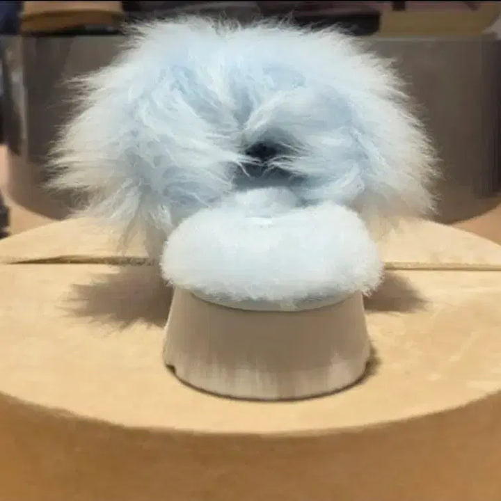 [BUNJANG] UGG Sky Blue Platform Slippers / UGG 어그 스카이블루 플랫폼 슬리퍼