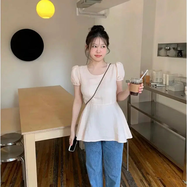 [SOLD OUT] 온트 피치 블라우스