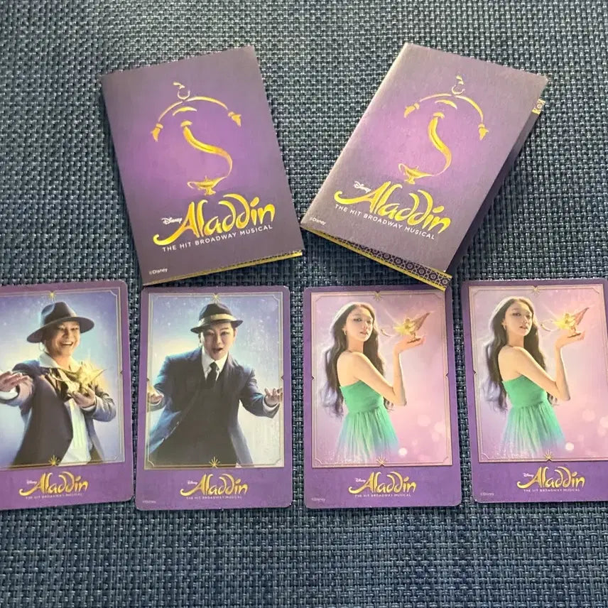 [SOLD OUT] 디즈니 알라딘 뮤지컬 포토카드 일괄(이성경,정원영,정성화)