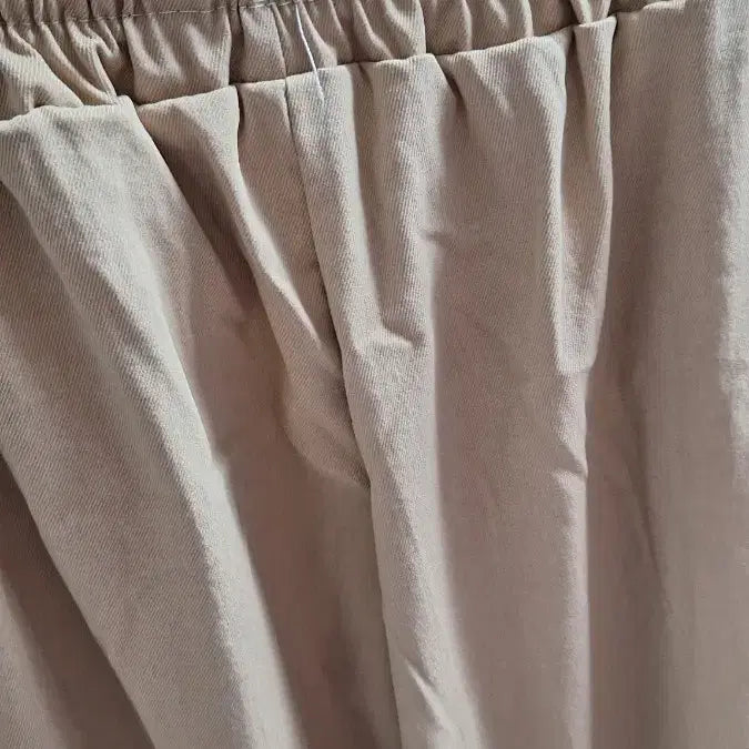 [BUNJANG] Beige Wide Banding Pants / 베이지 와이드 밴딩 팬츠프리사이즈