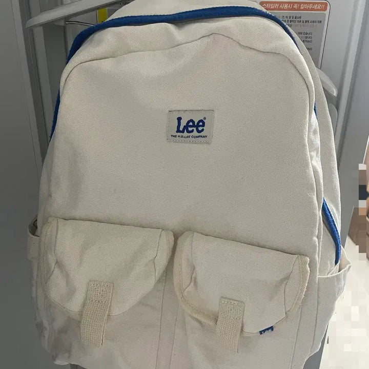 [SOLD OUT] Lee 올데이 백팩 아이보리 lee 백팩