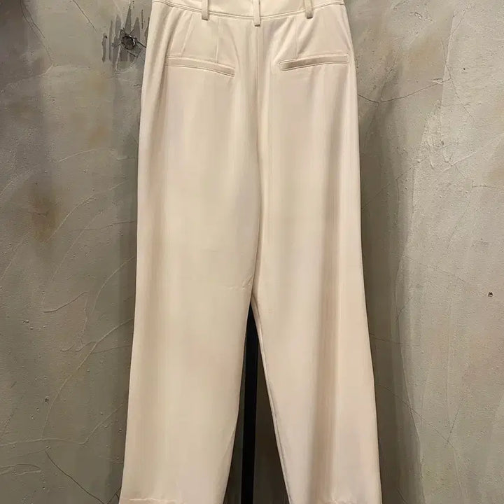 [SOLD OUT] 시스템 폴리 스판 원턱 허리밴딩 슬렉스 27