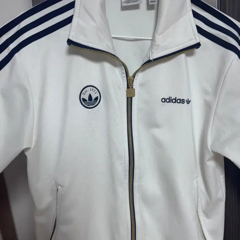 [BUNJANG] Adidas Firebird Badge Track Top Cloud White Navy / 아디다스 파이어버드 배지 트랙탑 클라우드 화이트 네이비
