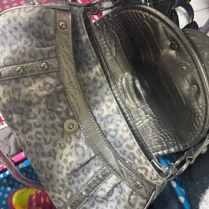 [BUNJANG] Parapere Leopard Print Shoulder Bag / 갸루 호피 숄더백