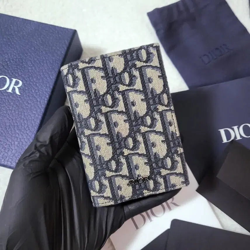 [BUNJANG] Dior Oblique Organizer Card Holder / [25년구매/풀구성] 디올 오블리크 오거나이저 카드지갑