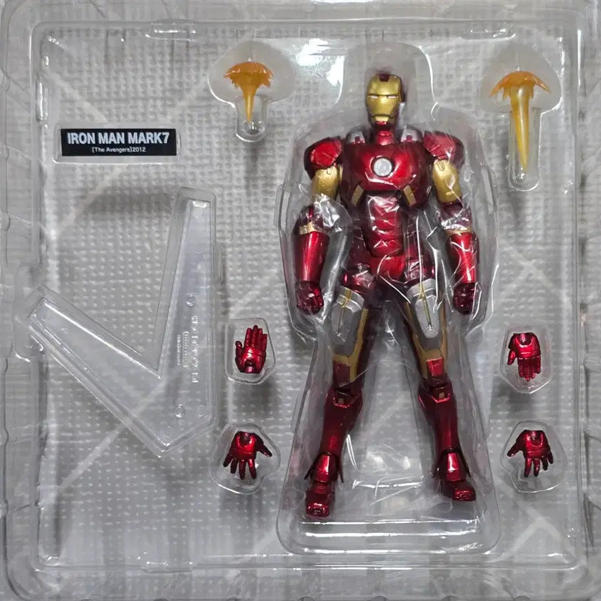[BUNJANG] Kaiyodo Revoltech Iron Man Series Bundle Set / (덤추가)카이요도 아이언맨 리볼텍시리즈+마크5 레이싱수트,헤드