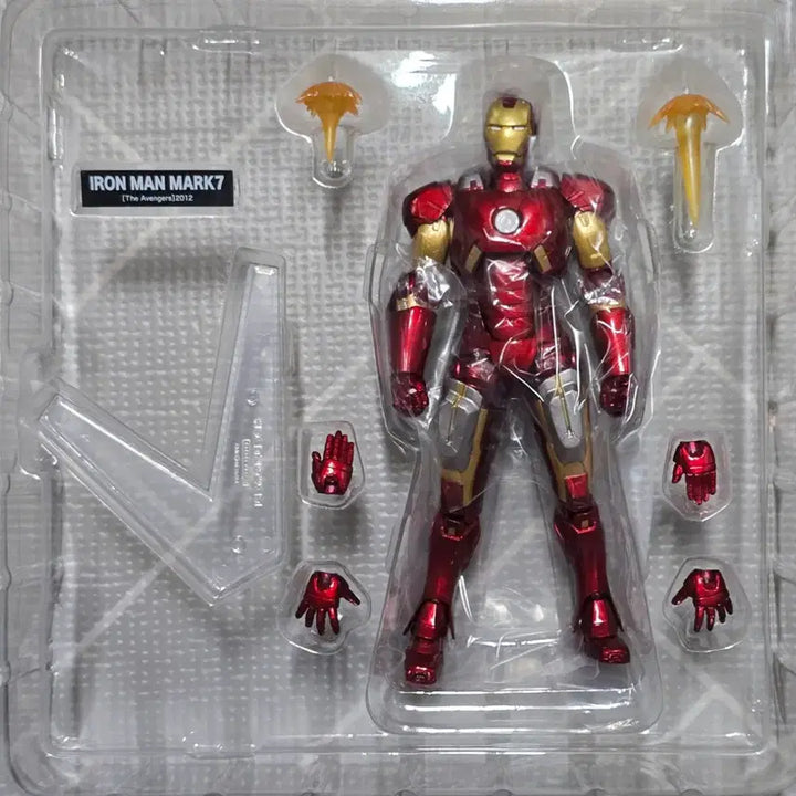 [BUNJANG] Kaiyodo Revoltech Iron Man Series Bundle Set / (덤추가)카이요도 아이언맨 리볼텍시리즈+마크5 레이싱수트,헤드