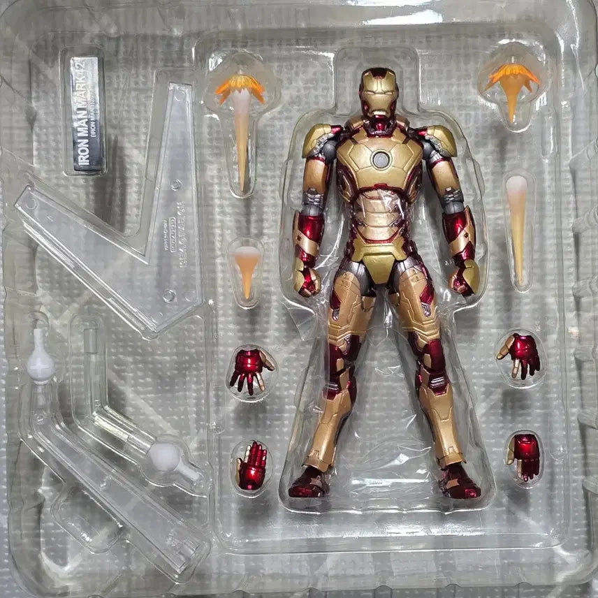 [BUNJANG] Kaiyodo Revoltech Iron Man Series Bundle Set / (덤추가)카이요도 아이언맨 리볼텍시리즈+마크5 레이싱수트,헤드