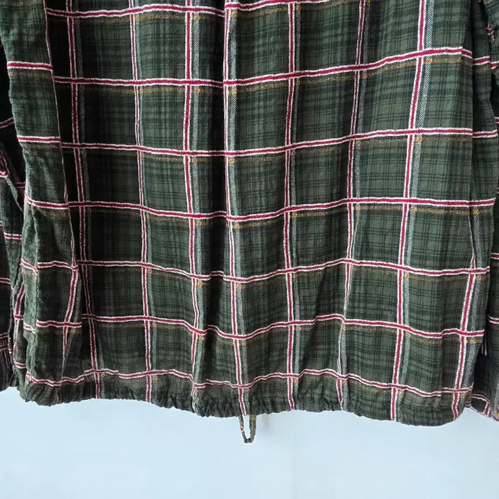 [SOLD OUT] 55-77)그린 체크 스트링 셔츠