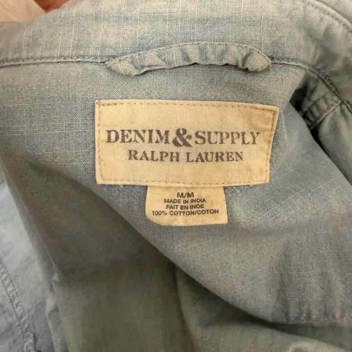 [BUNJANG] Polo Denim &amp; Supply Two-Pocket Shirt / 폴로 데님 앤 서플라이 투포켓 셔츠