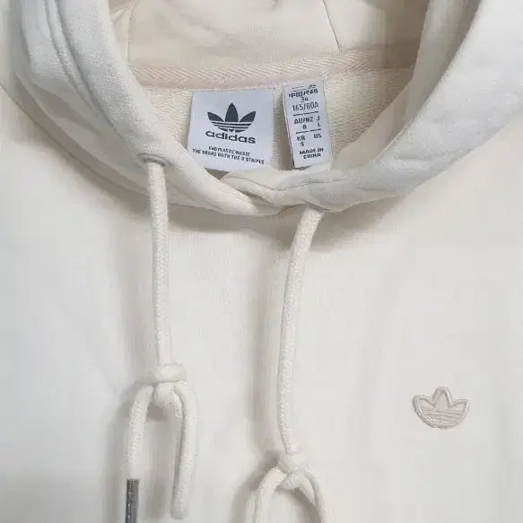 [SOLD OUT] [S] 아디다스 오리지널스 트레포일 후드티 (크림/아이보리)