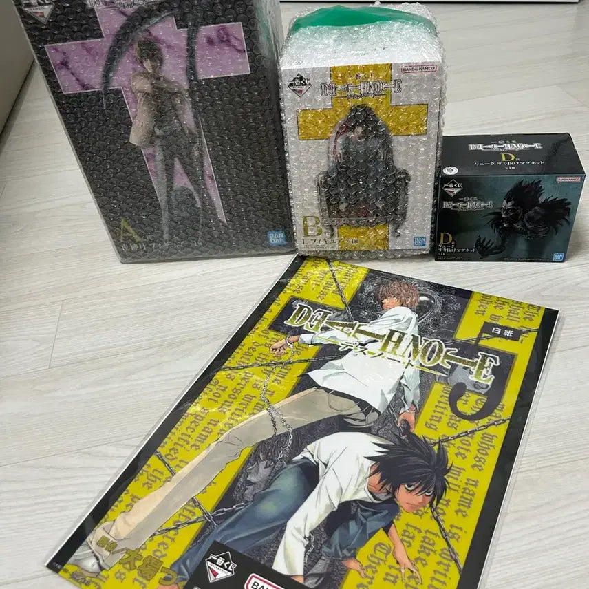 [SOLD OUT] 미개봉]데스노트 A+B+D일괄로 피규어팝니다