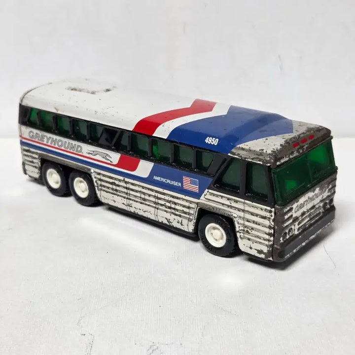[BUNJANG] 1979 Greyhound Bus Tin Model / 1979년 일본 틴토이  그레이하운드 버스 모형 틴