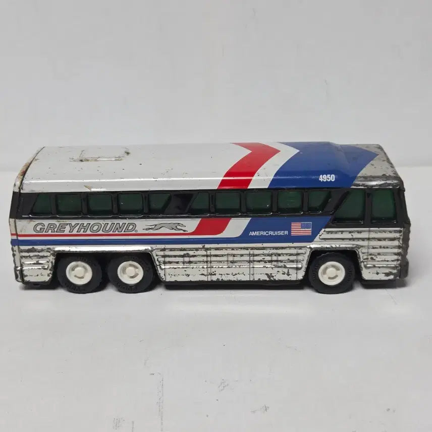 [BUNJANG] 1979 Greyhound Bus Tin Model / 1979년 일본 틴토이  그레이하운드 버스 모형 틴