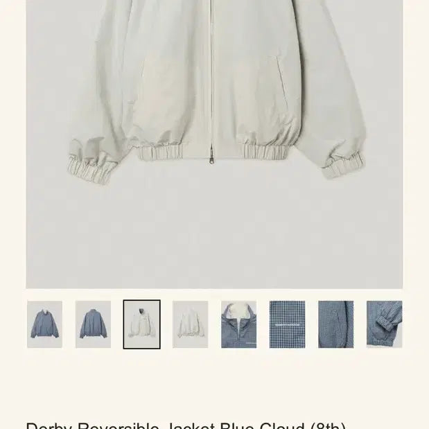[BUNJANG] Smooth Mood Derby Reversible Jacket / 스무드무드 더비 리버시블 자켓