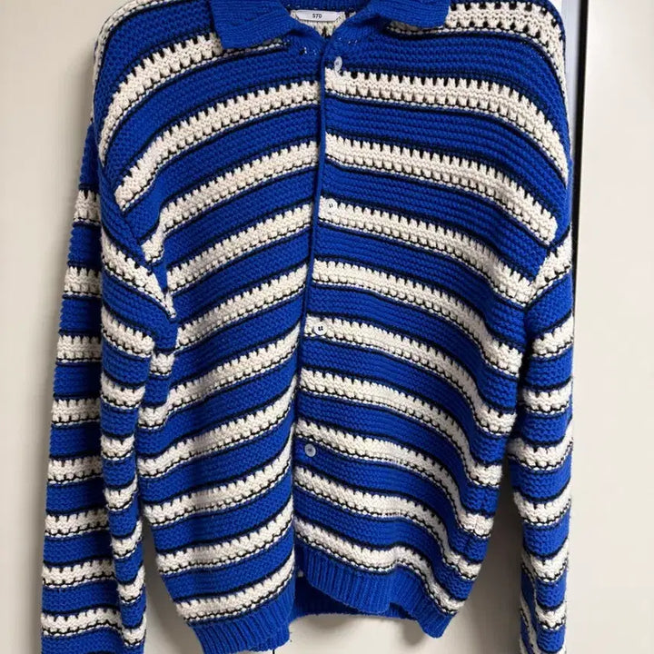 [BUNJANG] STU Stripe Cardigan L / STU 스트라이프 가디건 L