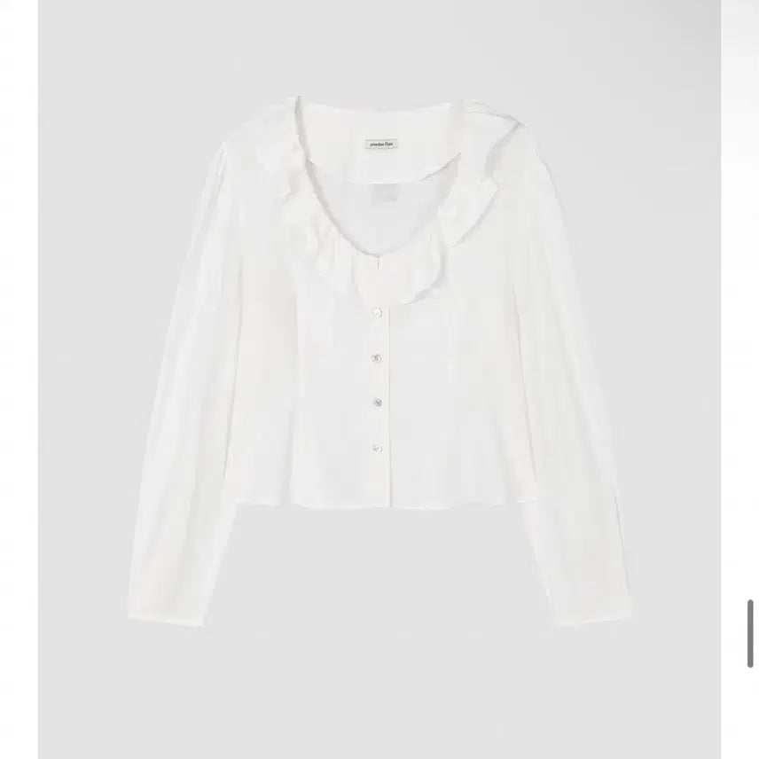 [BUNJANG] Overdue Flare Ruffle Blouse / 오버듀플레어 택달린 새상품 신상 블라우스 러플블라우스 여름블라우스 원피스
