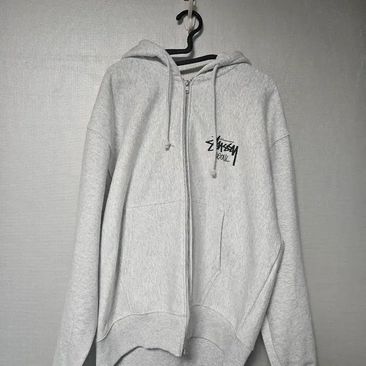 [SOLD OUT] [XL] 스투시 서울 후드 집업 그레이