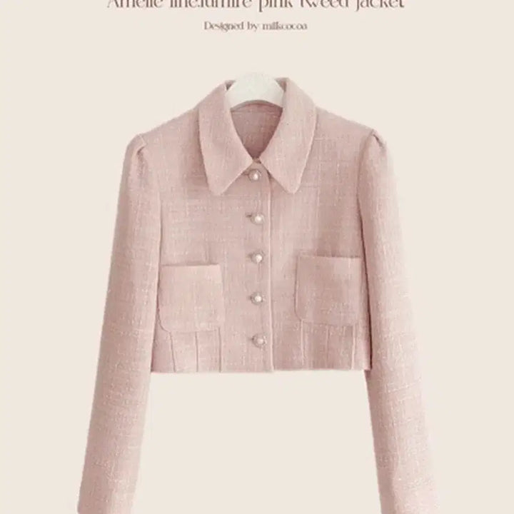 [BUNJANG] Zigzag Pink Tweed Jacket (Size M) / 미착용,새상품)지그재그 핑크 트위드 자켓 팔아요(m사이즈)